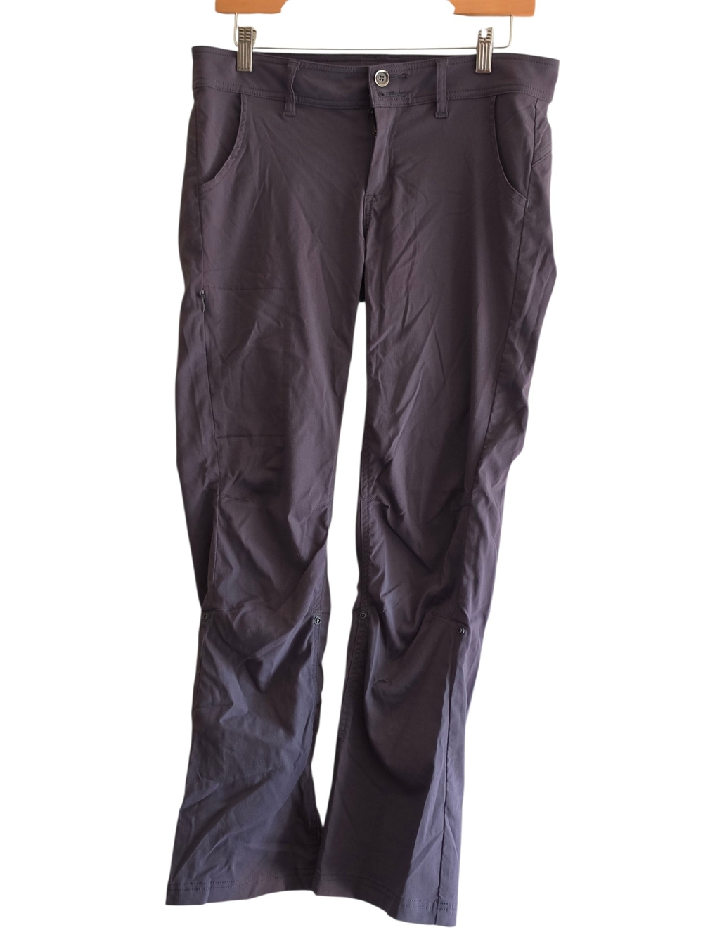 Prana Women's Dark Purple Cargo Stretch Pants